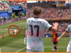 Charles De Ketelaere mencetak gol untuk Belgia melawan Spanyol