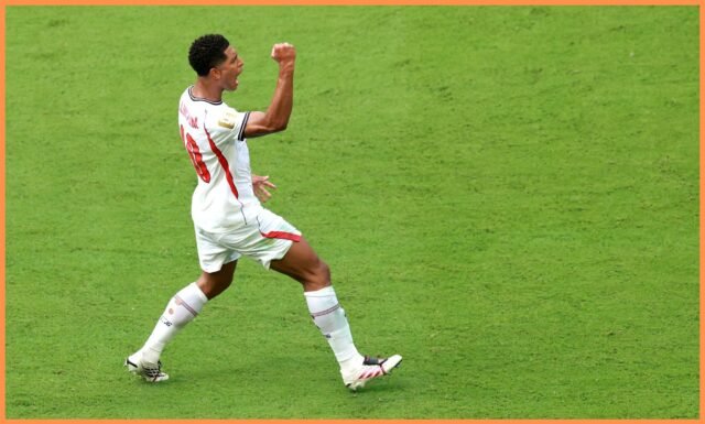 Jude Bellingham mencetak gol untuk Inggris melawan Norwegia