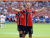 Andreas Schjelderup mencetak gol untuk Norwegia melawan Inggris