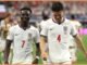 Bukayo Saka mencetak gol ketiga Inggris saat pertahanan Prancis runtuh