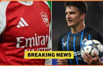 Christos Tzolis dalam bocoran foto seragam Arsenal
