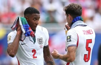Arsenal menganggap John Stones dan Ezri Konsa sebagai calon pengganti Saliba