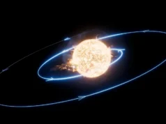 Bintang mirip matahari ditangkap setelah memakan salah satu planetnya sendiri