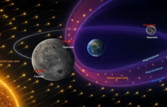Chang’e-6 Tiongkok mengungkap mengapa angin matahari menerpa kedua sisi Bulan secara berbeda