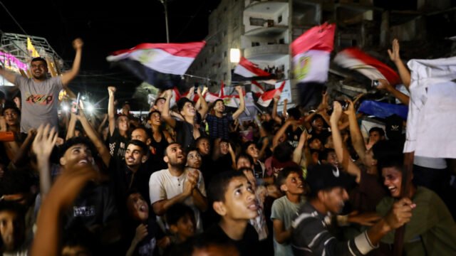Dalam foto: Demam Mesir menyerang Gaza saat Piala Dunia menarik