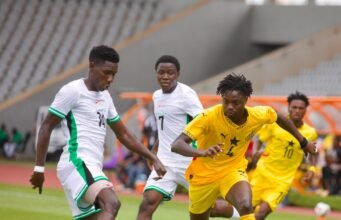 Flying Eagles mengalahkan Ghana 4-2 untuk memuncaki grup WAFU B U20