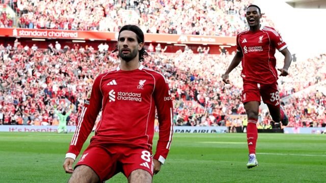 Gelandang Liverpool Dominik Szoboszlai membahas gol tendangan bebas yang menakjubkan