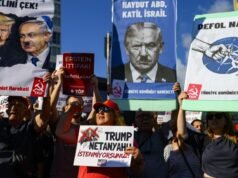 Genosida di Gaza dan keuntungan perusahaan senjata mendukung protes anti-NATO di Türkiye