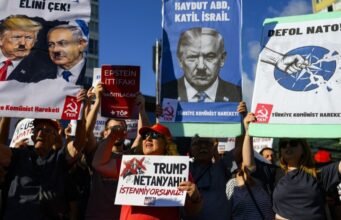 Genosida di Gaza dan keuntungan perusahaan senjata mendukung protes anti-NATO di Türkiye