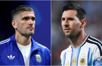 Laporan: Rodrigo De Paul akan kembali ke starting XI Argentina asuhan Lionel Messi untuk final Piala Dunia 2026 melawan Spanyol