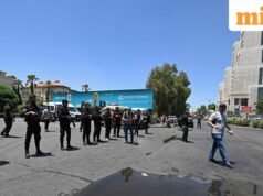 Ledakan mengguncang Damaskus di dekat hotel Macron saat ia bertemu Ahmad al-Sharaa dari Suriah; 4 terluka