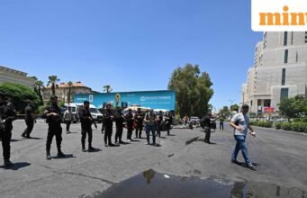 Ledakan mengguncang Damaskus di dekat hotel Macron saat ia bertemu Ahmad al-Sharaa dari Suriah; 4 terluka