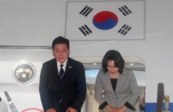 Lee kembali ke negaranya setelah KTT NATO dan kunjungan kenegaraan ke Mongolia