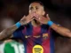 Masa depan Raphinha di FC Barcelona dibahas oleh presiden Joan Laporta setelah penandatanganan Karim Adeyemi