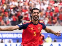 Merino kembali mencetak gol terlambat saat Spanyol mengalahkan Belgia dan mencapai semifinal Piala Dunia