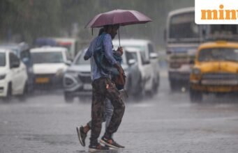 Musim hujan terjadi di India bagian tengah dan barat laut