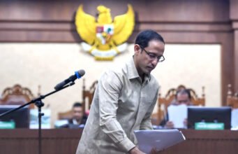 Nadiem Makarim divonis 10 tahun penjara karena dugaan korupsi