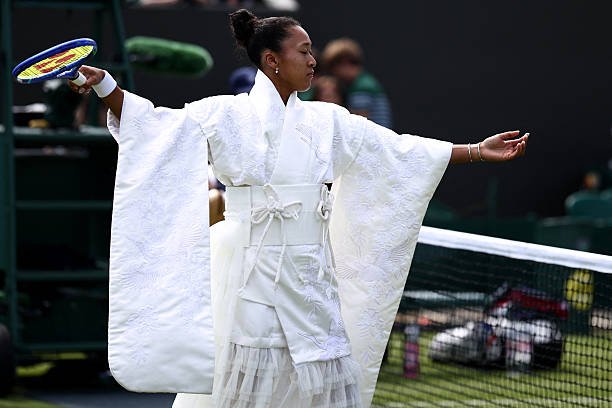 Naomi Osaka merayakan budayanya di Wimbledon