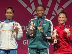 Onome Didih memenangkan emas kelima Nigeria dengan rekor penampilan di Glasgow
