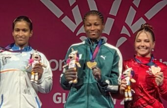 Onome Didih memenangkan emas kelima Nigeria dengan rekor penampilan di Glasgow