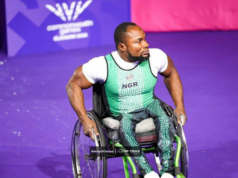 Roland Ezuruike memenangkan medali pertama Nigeria di Glasgow 2026