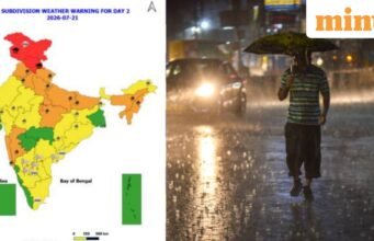 Saat musim hujan semakin intensif di India, IMD mengeluarkan peringatan merah untuk Himachal Pradesh dan peringatan kuning untuk Delhi dan negara bagian lainnya.