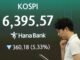 Saham Seoul turun tajam pada Selasa malam. pagi krisis teknologi