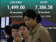 Saham Seoul turun tajam pada Senin pagi di tengah ketegangan di Timur Tengah