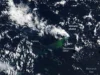Satelit NASA menyaksikan pulau baru di Bumi muncul dari laut