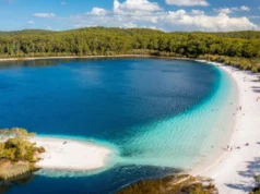 Sebuah misteri kuno di K’gari sebagai pulau pasir terbesar di dunia danau mengering saat musim hujan