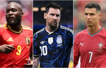 Statistik skor internasional dimana Romelu Lukaku mengungguli Lionel Messi dan Cristiano Ronaldo