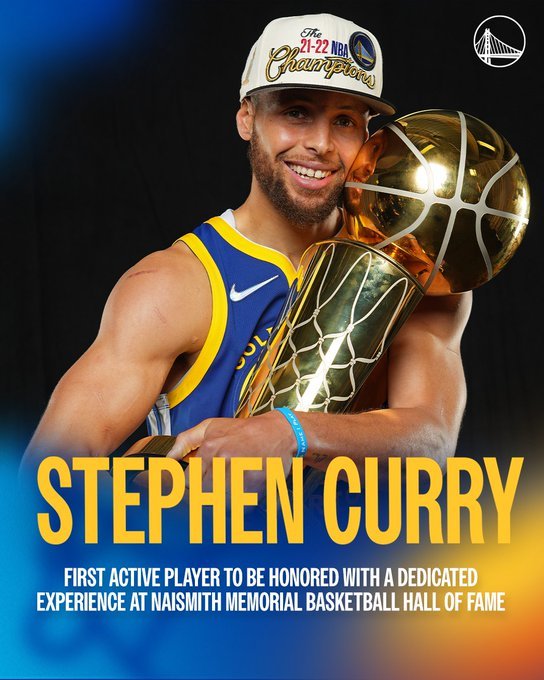 Stephen Curry menjadi pemain aktif NBA pertama yang dilantik ke