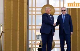 Trump mendarat di Ankara ketika NATO mengumumkan rencana pertahanan baru untuk meyakinkannya sebelum pertemuan puncak