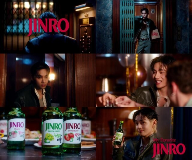 V BTS Mewujudkan Ambisi Global Jinro dalam Kampanye Global Pertama